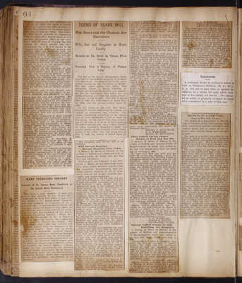 1882 Scrapbook of Newspaper Clippings Vo 1 077